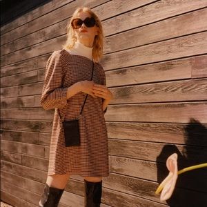 Zara Plaid Mini Dress